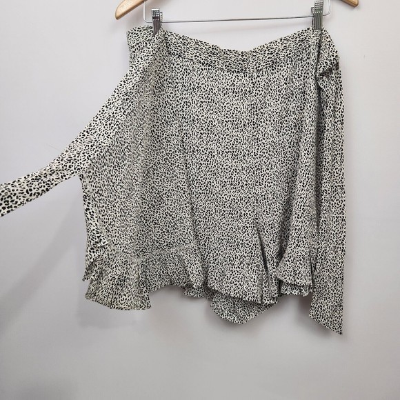 Geegee Cheatah Print‎ Faux Wrap Skort Size 3XL - Picture 5 of 5